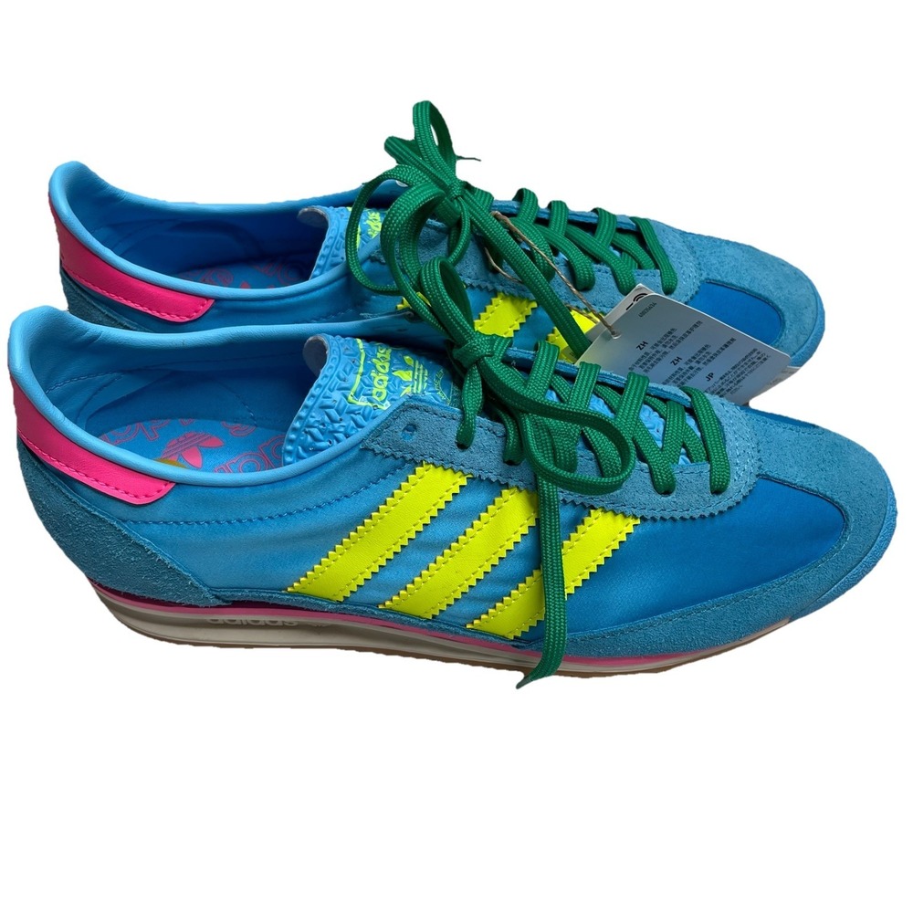 NEW Adidas Women's SL 72 OG W Sky Rush Yellow Sneakers 8 - Picture 7 of 10